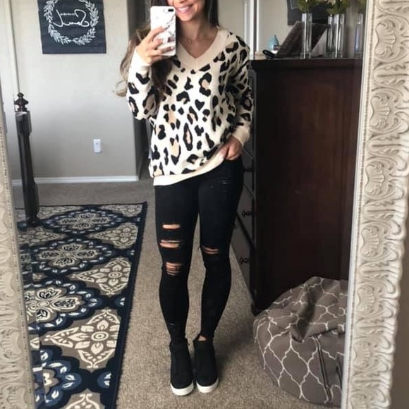 LAST SIZE Suede High Tops Wedge Sneakers Black - Picture 6 of 8